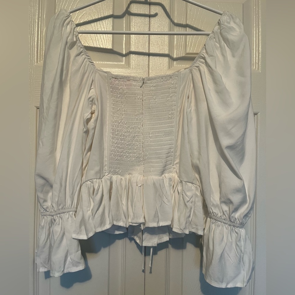 Elegant Victorian Style Corset Blouse - Picture 2 of 9